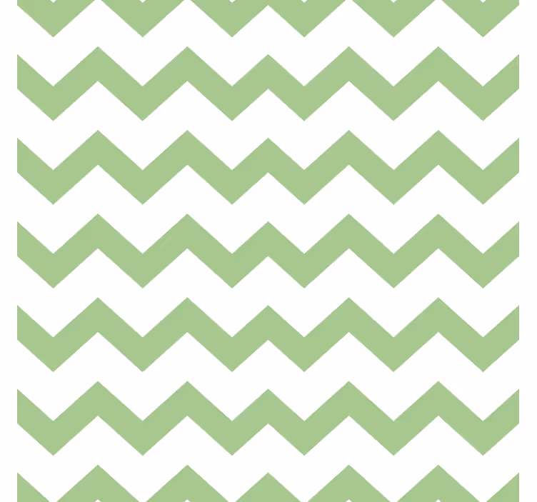 Sous verre motif chevron vert - TenStickers