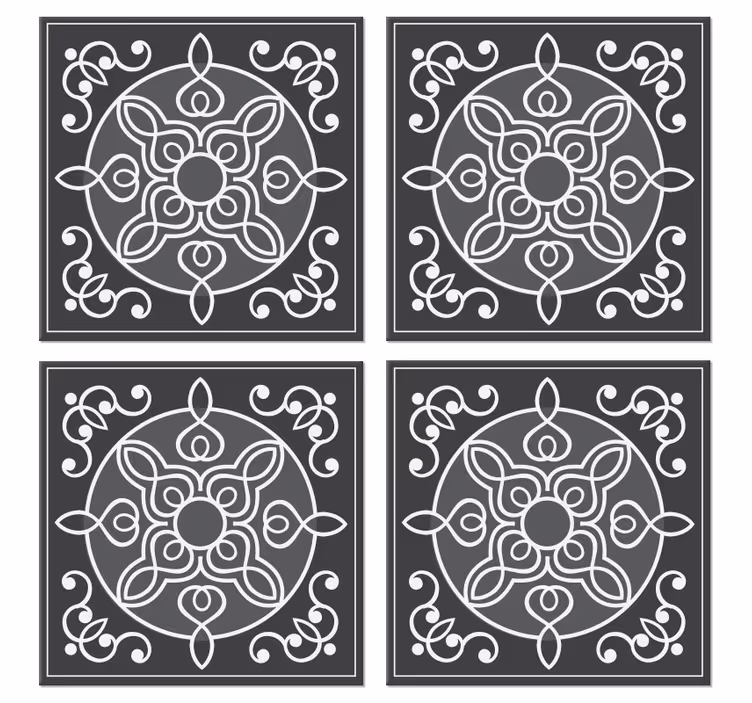 dessous de verre en carreaux Carreaux décoratifs élégants - TenStickers