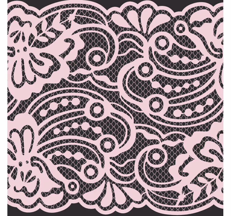Sous verre moderne motif dentelle élégant - TenStickers