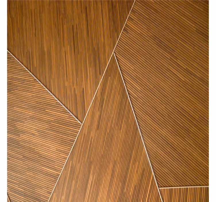 Sous verre motif géométrique bois - TenStickers