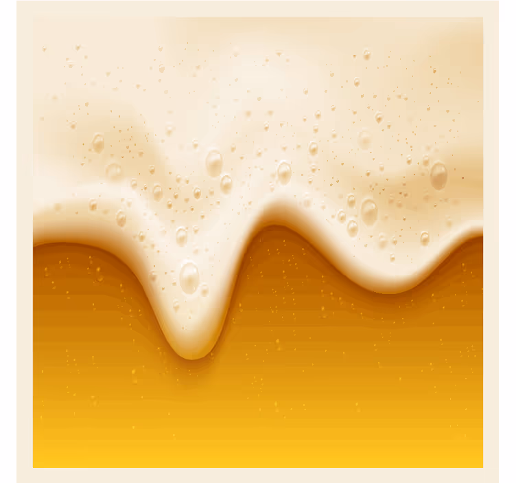 Sous verre bière surface mousseuse - TenStickers