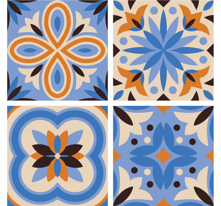 Sous verre motifs botaniques raffinés - TenStickers