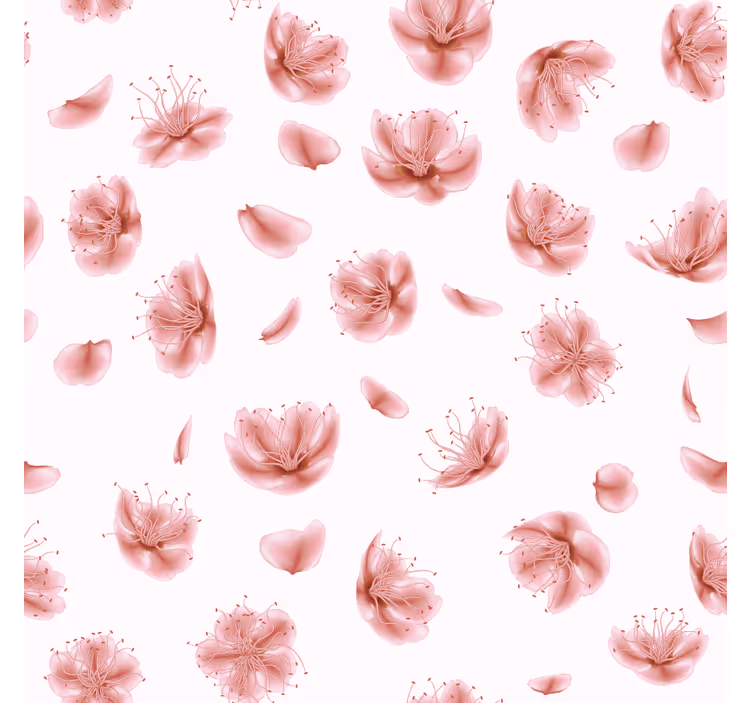 Sous verre moderne motif floral épanoui - TenStickers