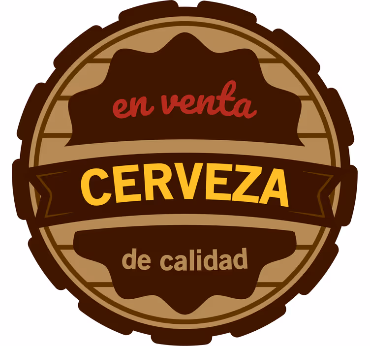 Sous verre bière Étiquette de bière de qualité - TenStickers