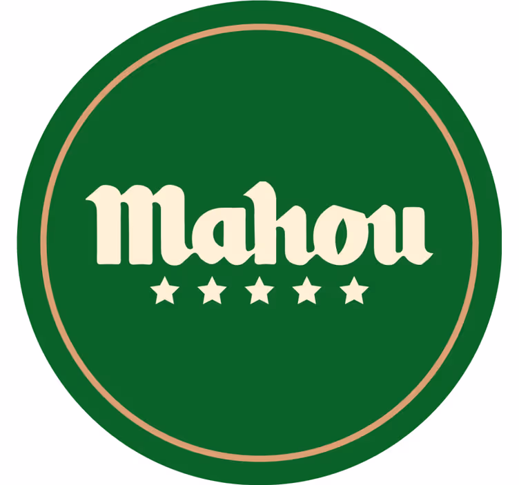 Sous verre bière marqueur circulaire classique - TenStickers
