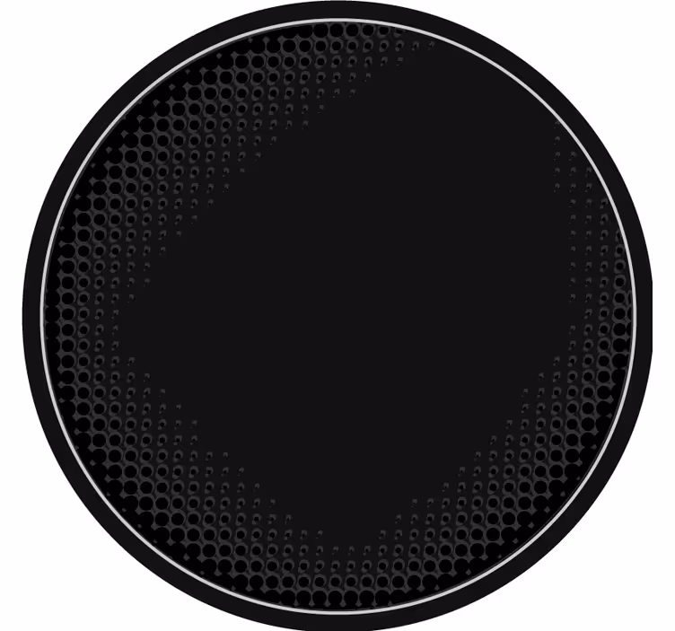 Sous verre bière surface circulaire texturée - TenStickers