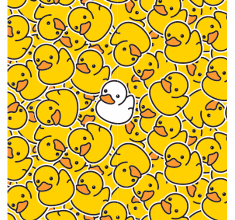 Sous verre bière motif canards en caoutchouc amusants - TenStickers