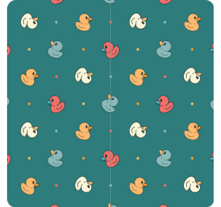 Sous verre bière motif de canard fantaisiste - TenStickers