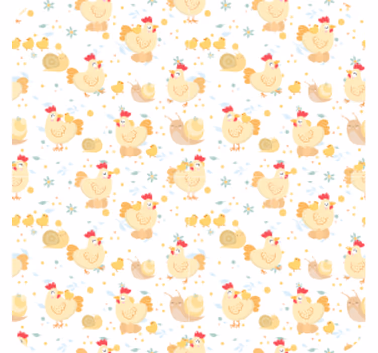 Sous verre bière motif poules ludiques - TenStickers