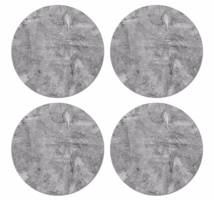 Dessous de verre motif Style gris marbré - TenStickers