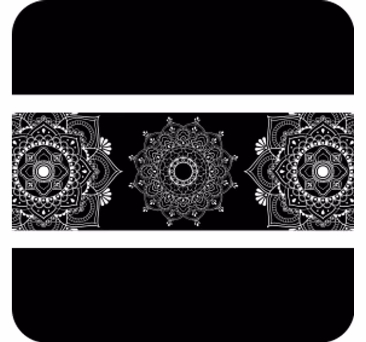 Sous verre motif de mandala complexe - TenStickers