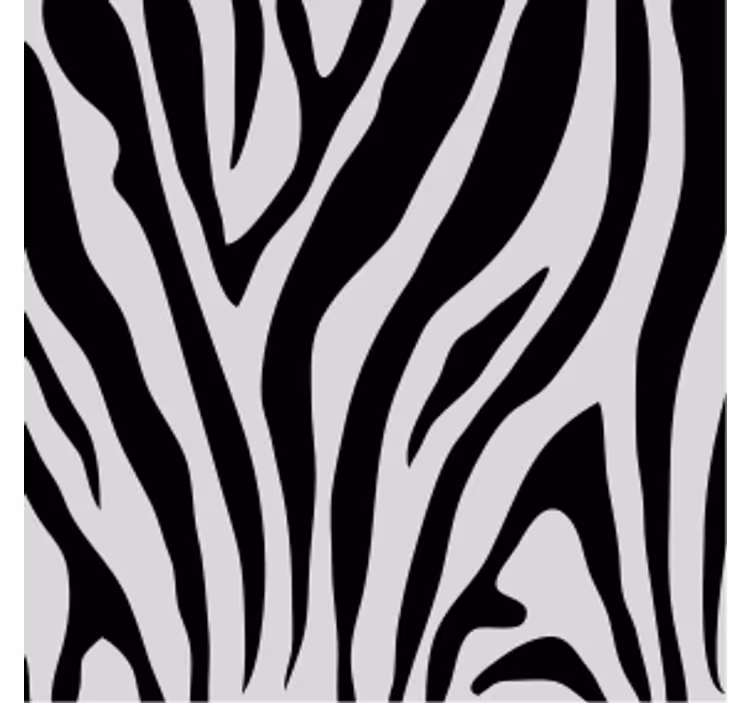 Sous verre motif rayures zèbre - TenStickers