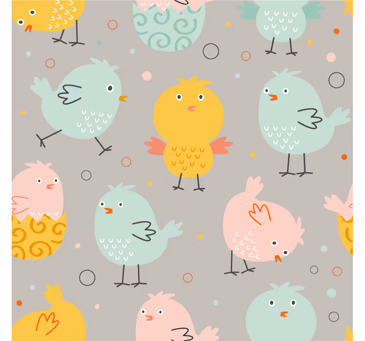Sous verre bière oiseaux colorés et fantaisistes - TenStickers