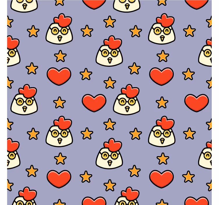 Sous verre bière têtes de poules ludiques - TenStickers