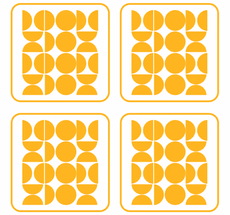 Sous verre motifs de formes géométriques - TenStickers