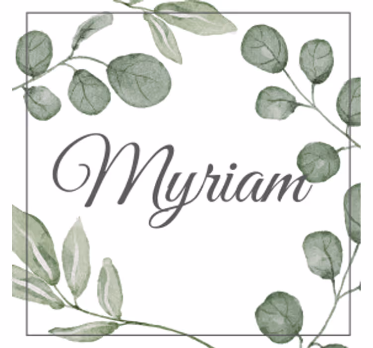 Sous verre personnalisable motif feuilles élégant - TenStickers