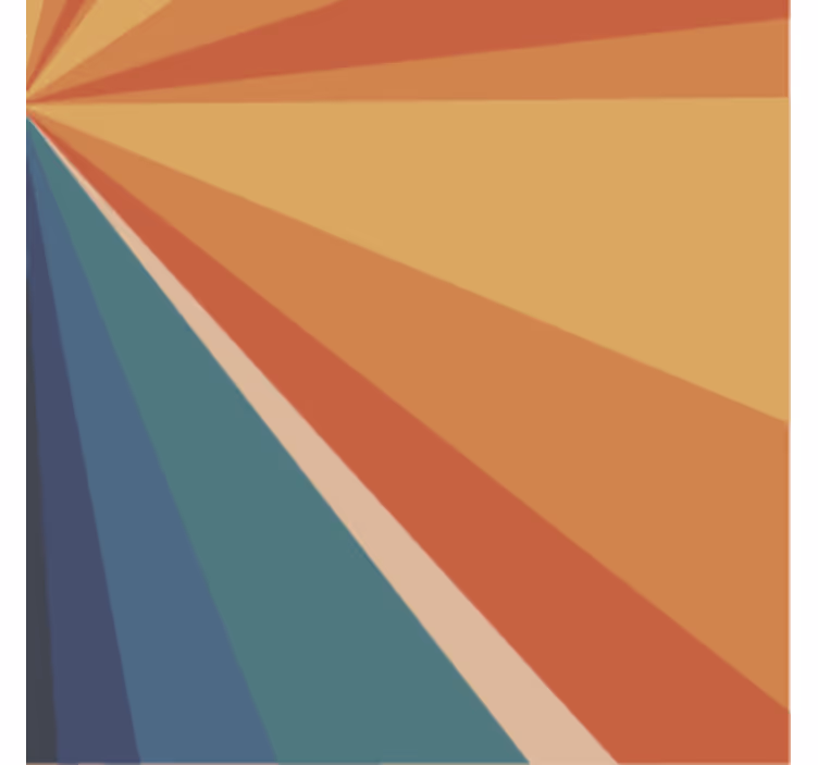 Sous verre rayons de couleurs géométriques - TenStickers