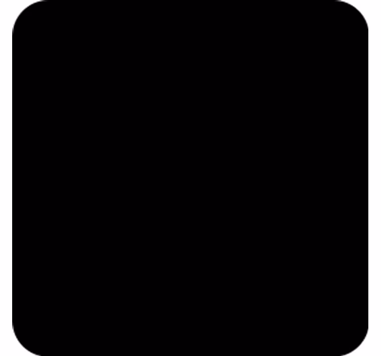 Sous verre surface carrée simple - TenStickers