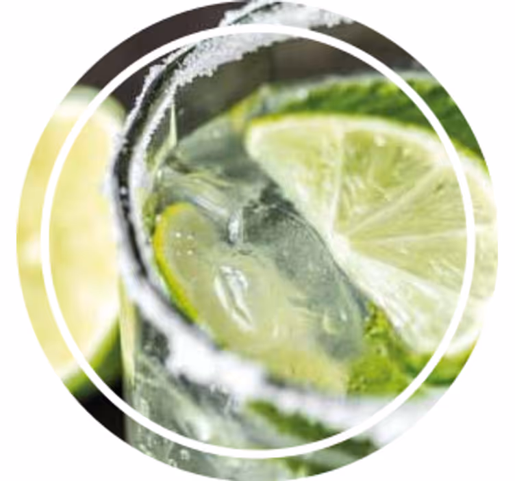 Sous verre personnalisable rafraîchissement au citron vert - TenStickers