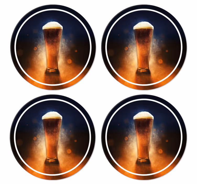 Sous-block avec motif bière fraîche - TenStickers