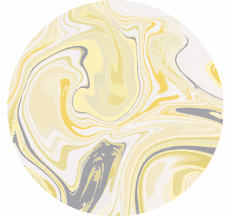 Sous verre motif tourbillon jaune marbré - TenStickers