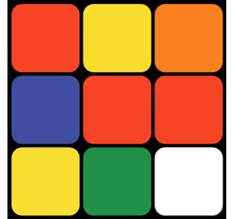 Sous verre bière agencement carré coloré - TenStickers