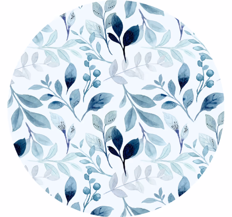 Sous verre motif feuilles florales - TenStickers