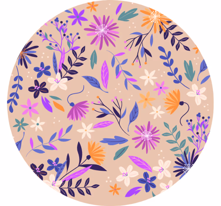 Sous verre motif botanique décoratif - TenStickers
