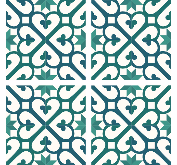 Sous verre motif géométrique complexe - TenStickers
