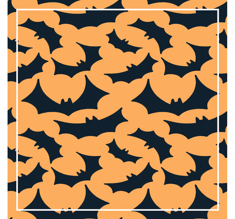 Sous verre halloween motif chauve-souris - TenStickers