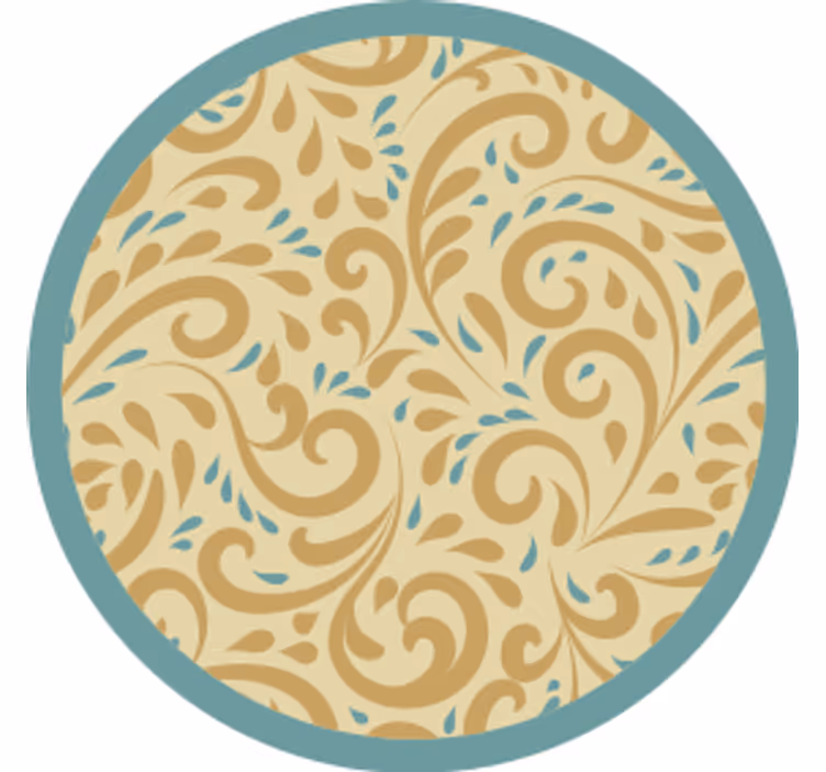 Sous verre inspiration florale élégante - TenStickers