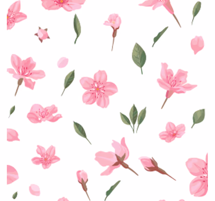 Sous verre bière motif floral inspiré - TenStickers