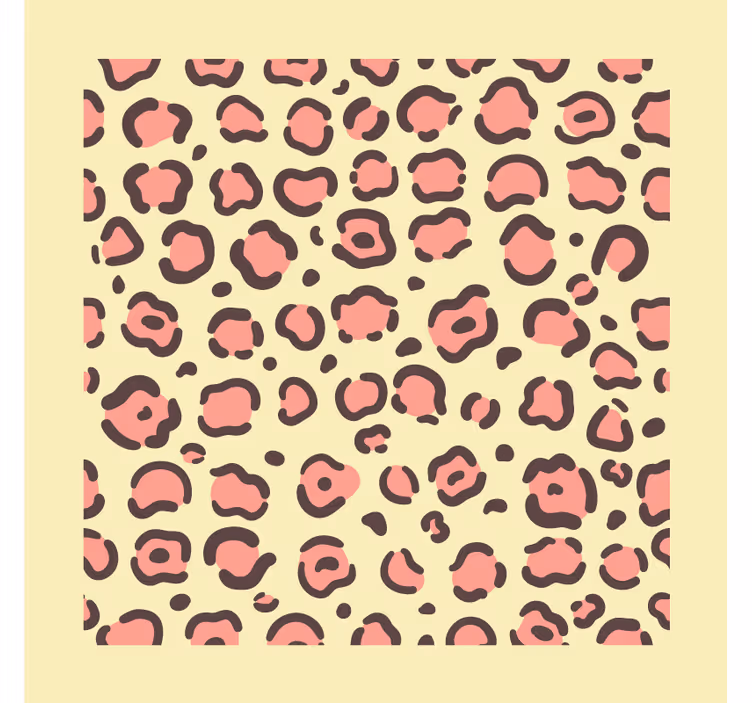 Sous verre moderne motif tache de léopard - TenStickers