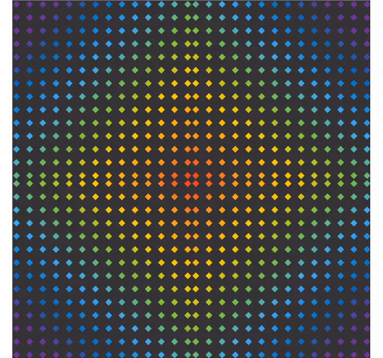 Sous verre motif à pois colorés - TenStickers