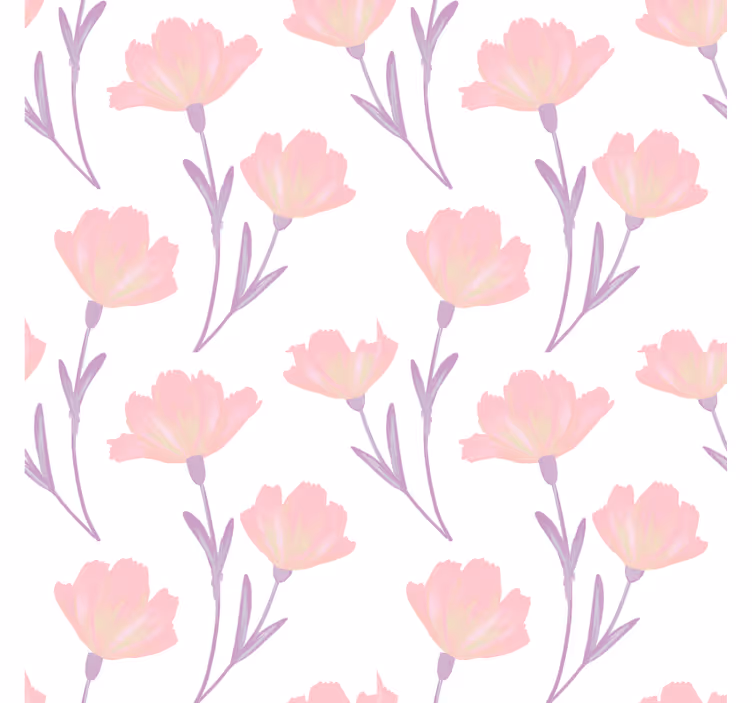 Sous verre imprimé à motif floral - TenStickers