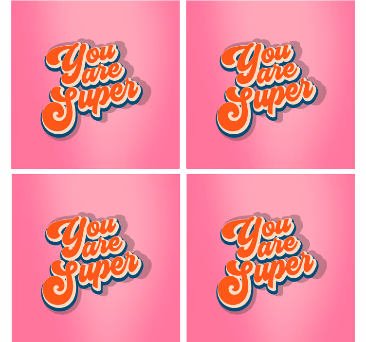 Sous verre citation design de phrase motivante - TenStickers