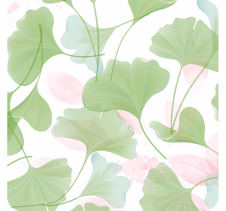 Sous verre motifs de feuilles luxuriantes - TenStickers