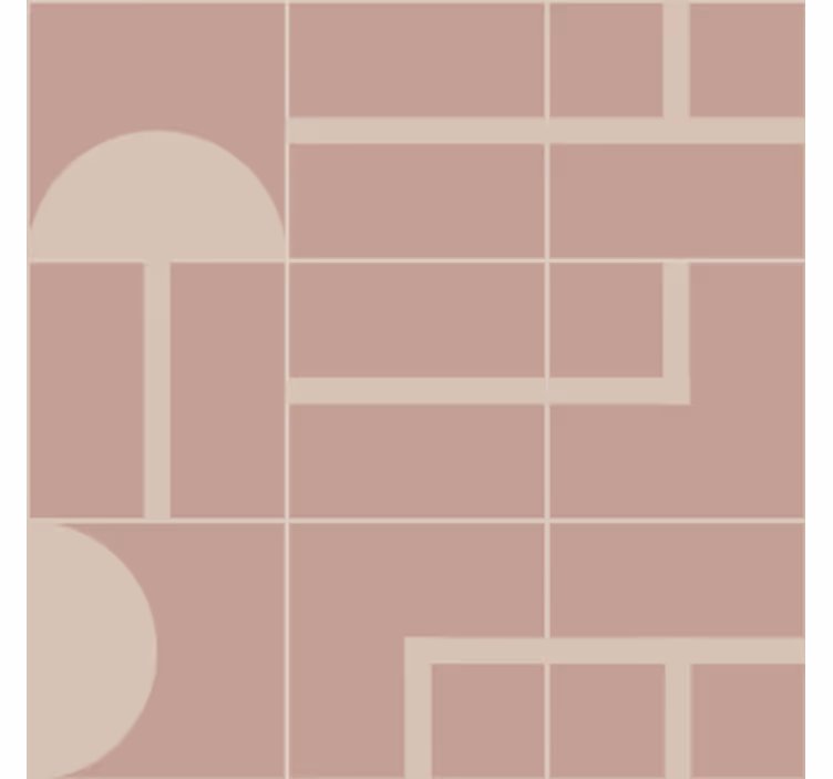Sous verre surface à motifs géométriques - TenStickers