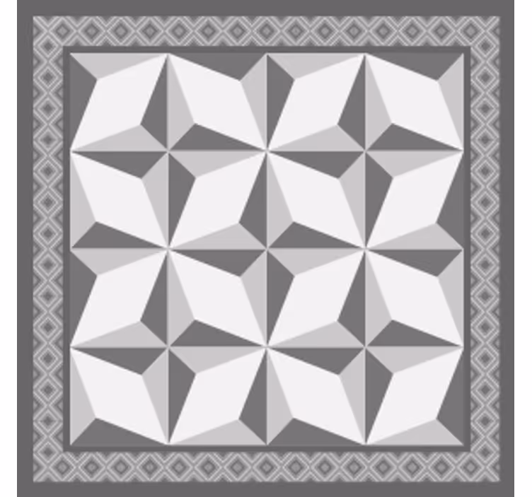 Sous verre motifs géométriques superposés - TenStickers