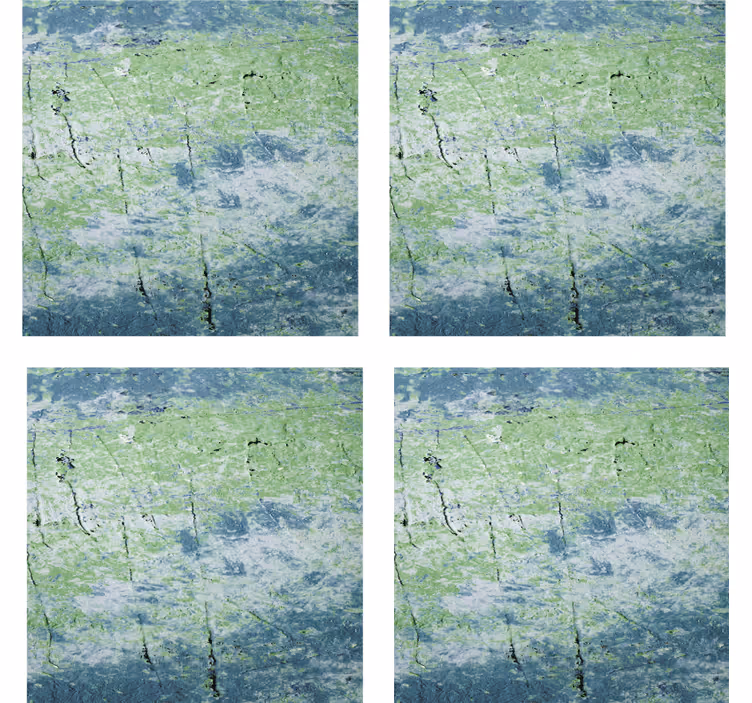 Sous verre bière surface verte texturée - TenStickers