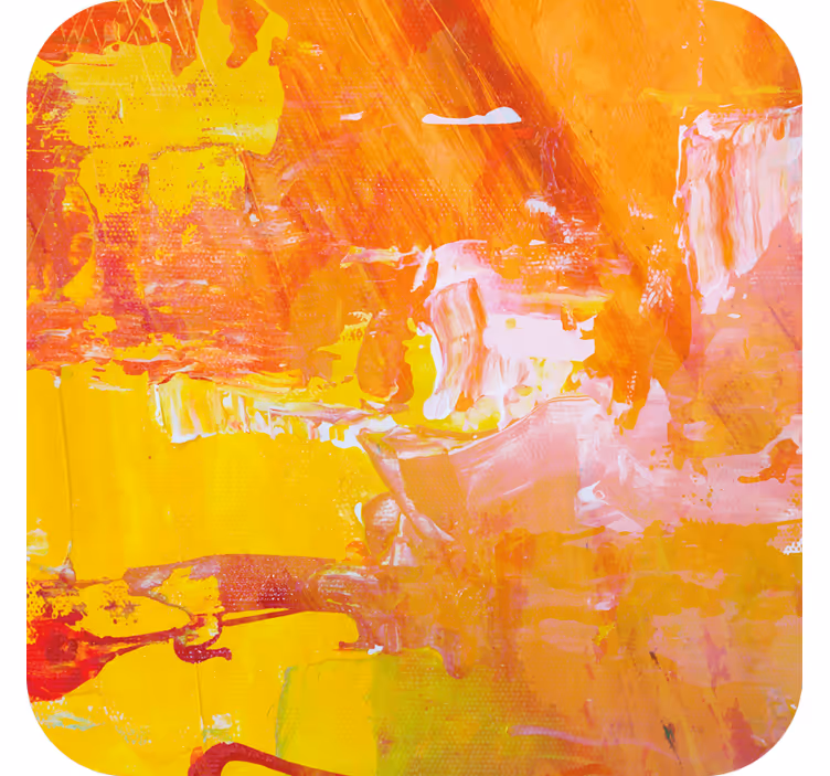 Sous verre bière éclat abstrait vibrant - TenStickers