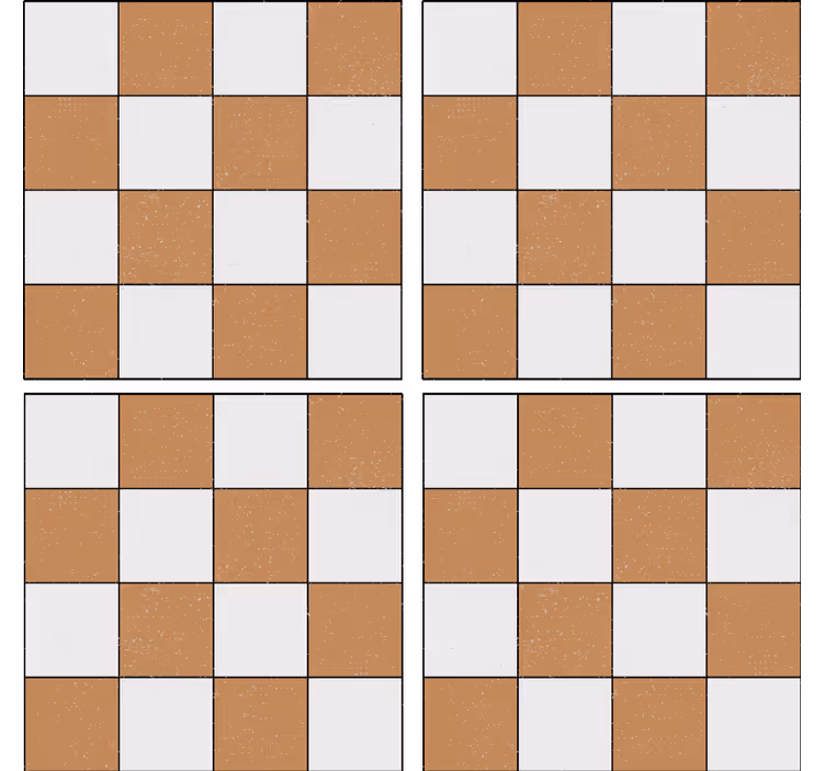 Sous verre surface texturée carrée - TenStickers