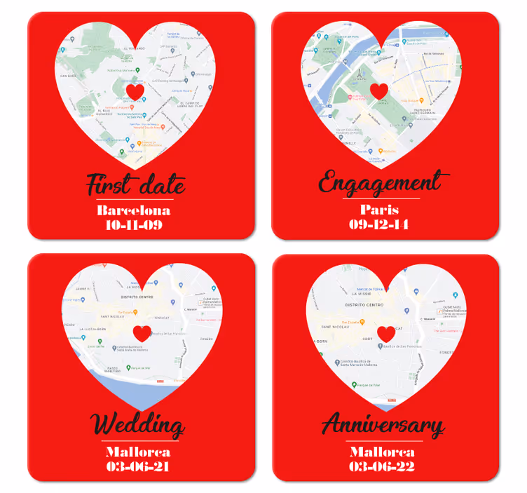 Sous verre lieux spéciaux personnalisables - TenStickers