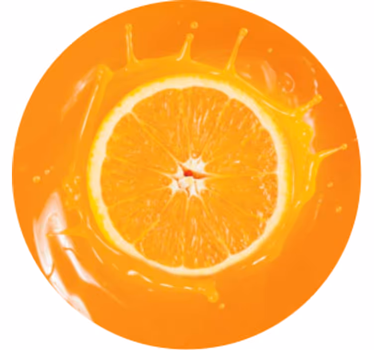 Dessous de verre du jus d'orange - TenStickers