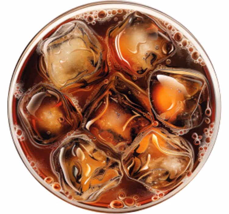 Dessous de verre boisson au coca - TenStickers