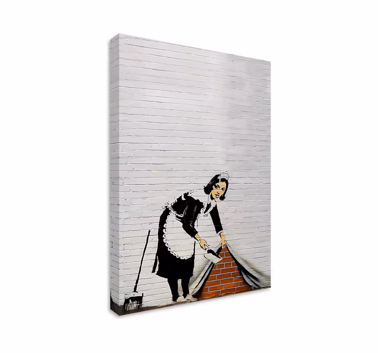 Tableau art femme de ménage - TenStickers