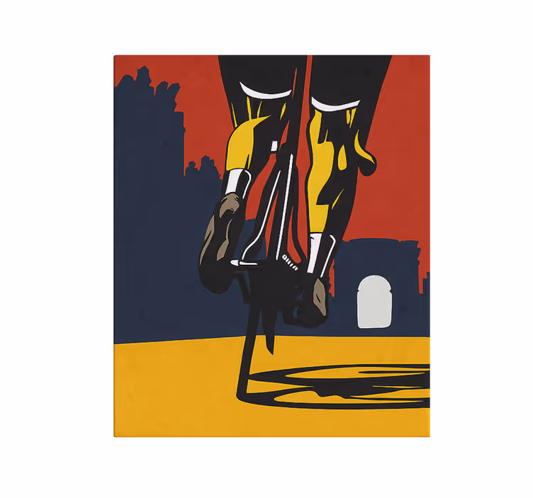 Tableau sports tais-toi, les jambes - TenStickers