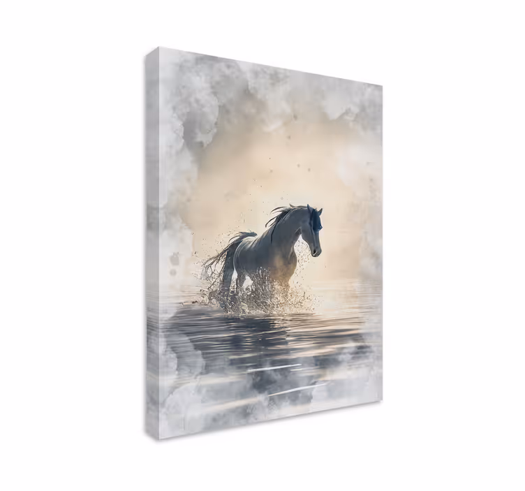 Tableau chevaux mustang sauvage - TenStickers
