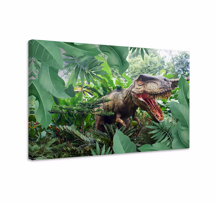 Tableau dinosaures t rex pour chambre d'enfant - TenStickers