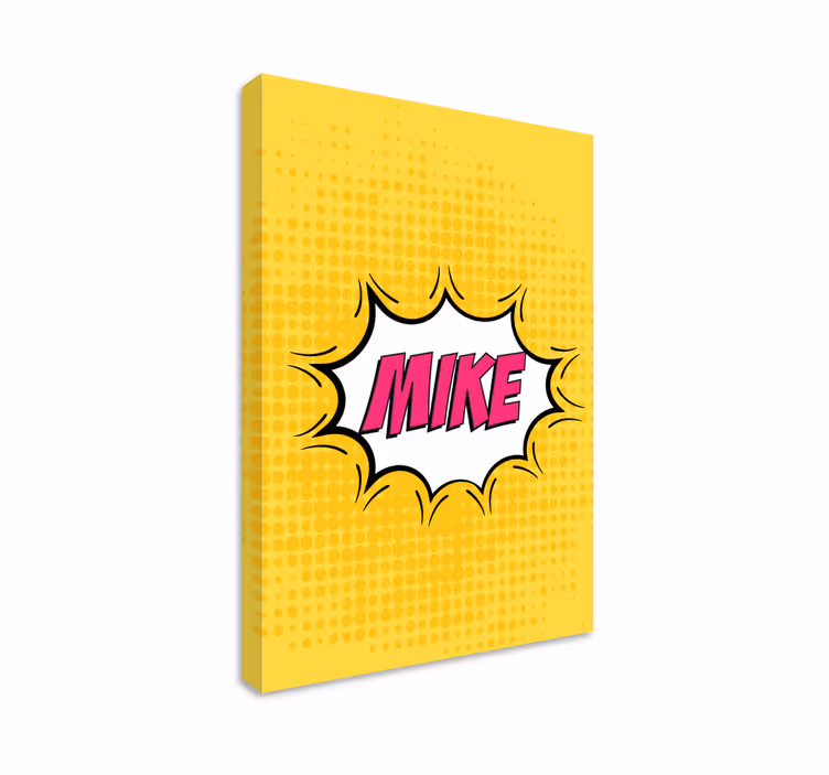 Tableau personnalisé Nom de bande dessinée - TenStickers